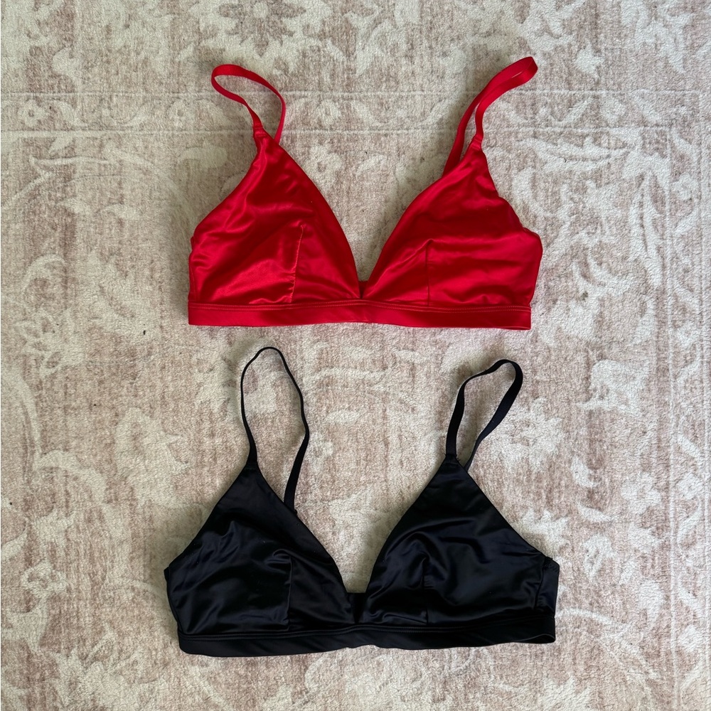 Satin Bralettes